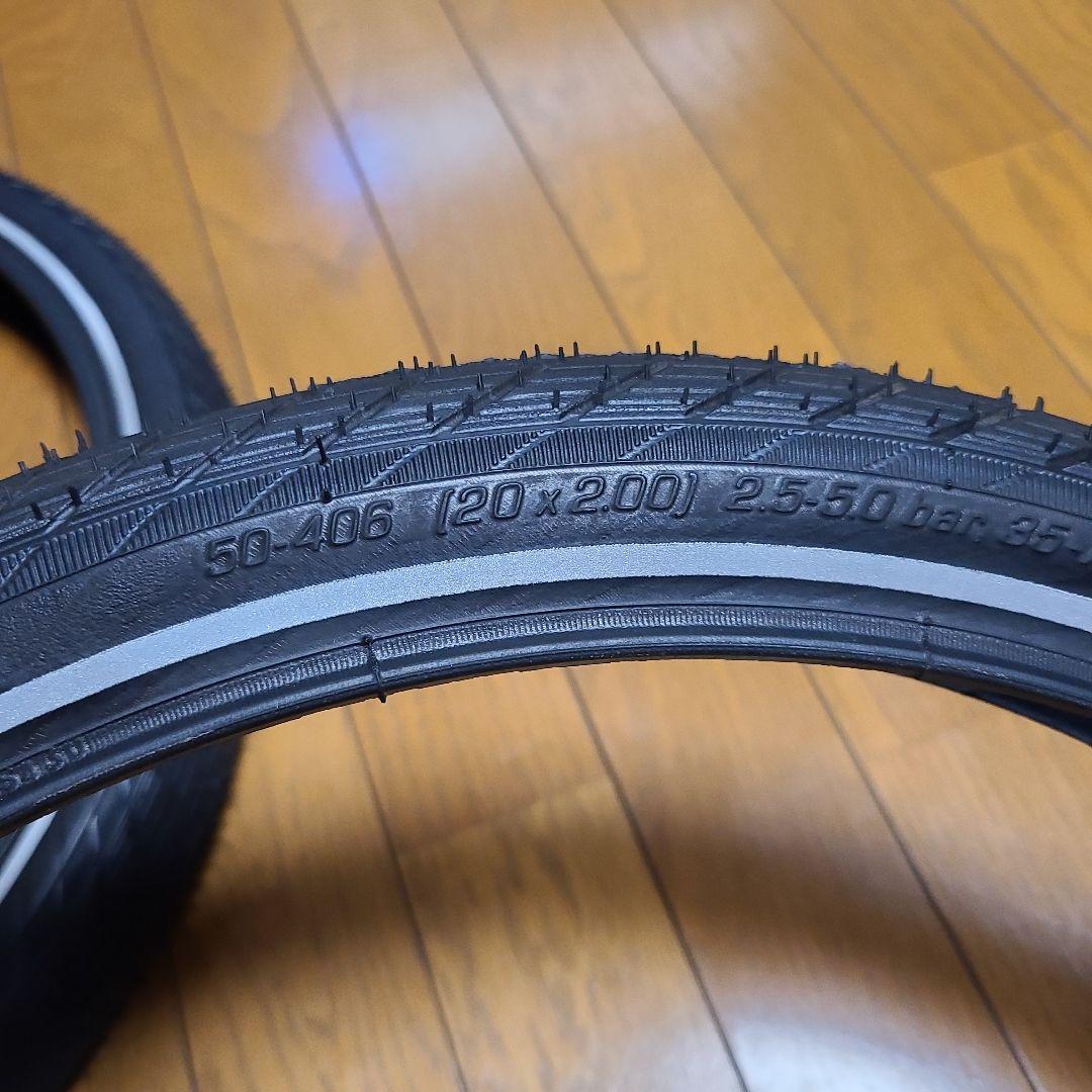 [ほぼ新品]シュワルベ BIGAPPLE 20x2.00 チューブ付き