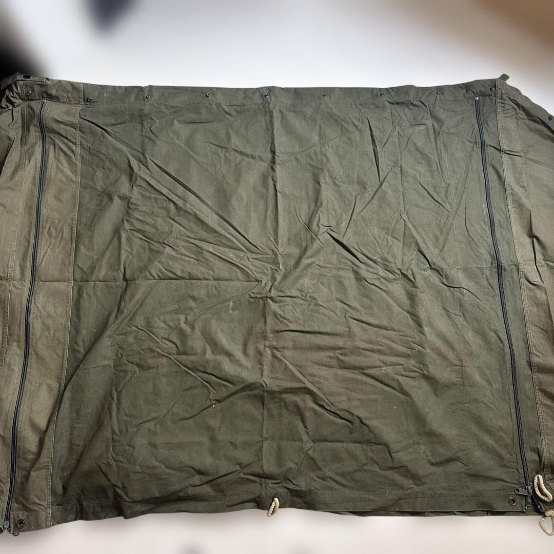 アメリカ軍幕　ファスナー加工済