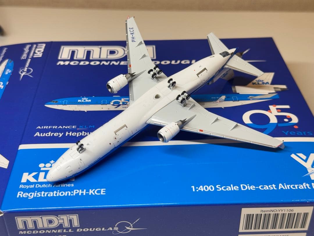 KLM MD-11 PH-KCE 95周年塗装 希少 1/400 HX