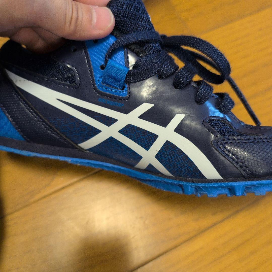 アシックスASICS陸上スパイクオールウェザー・土トラック兼用エフォート13美品