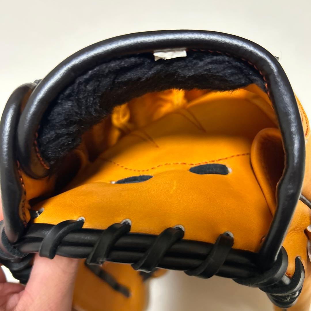 気*ラ様 adidas GIANTS 野球グローブ オレンジ