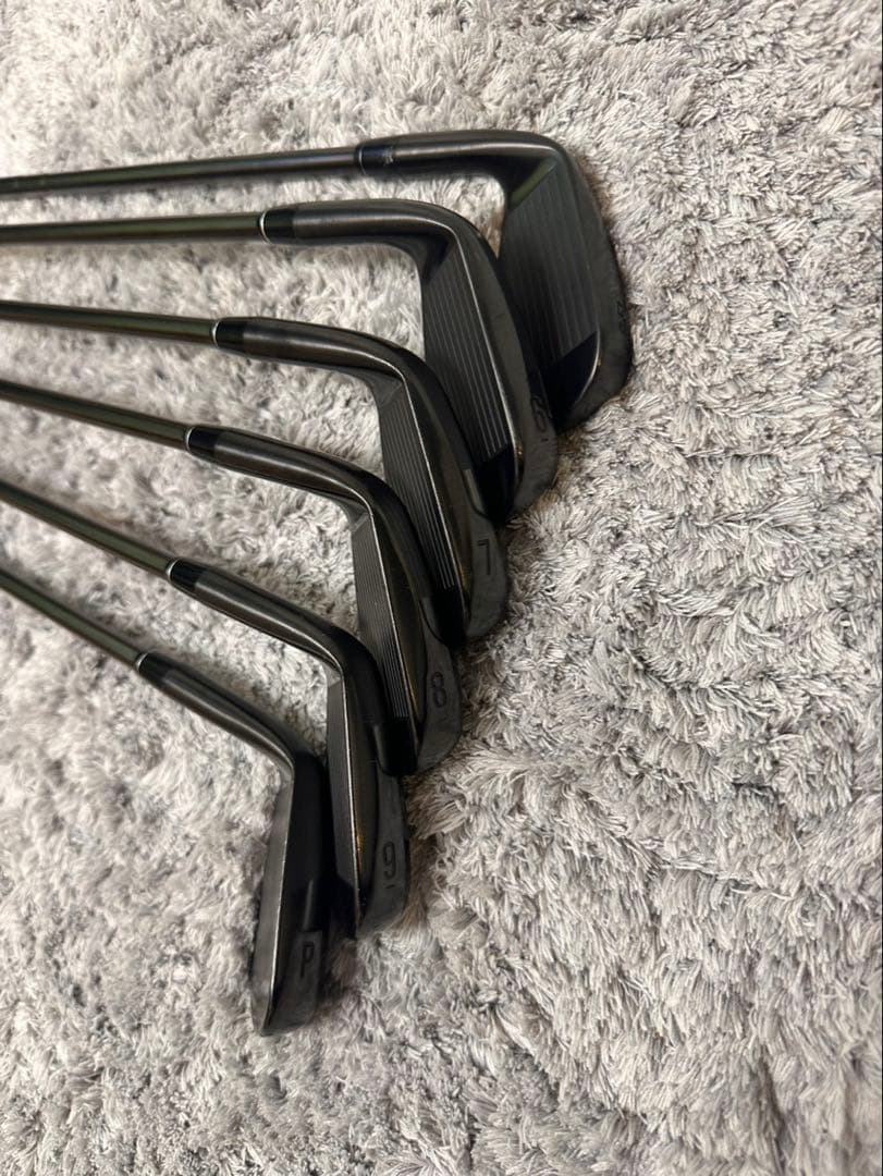 値下中！キャロウェイX FORGED STAR BLACKアイアン6 •硬さS