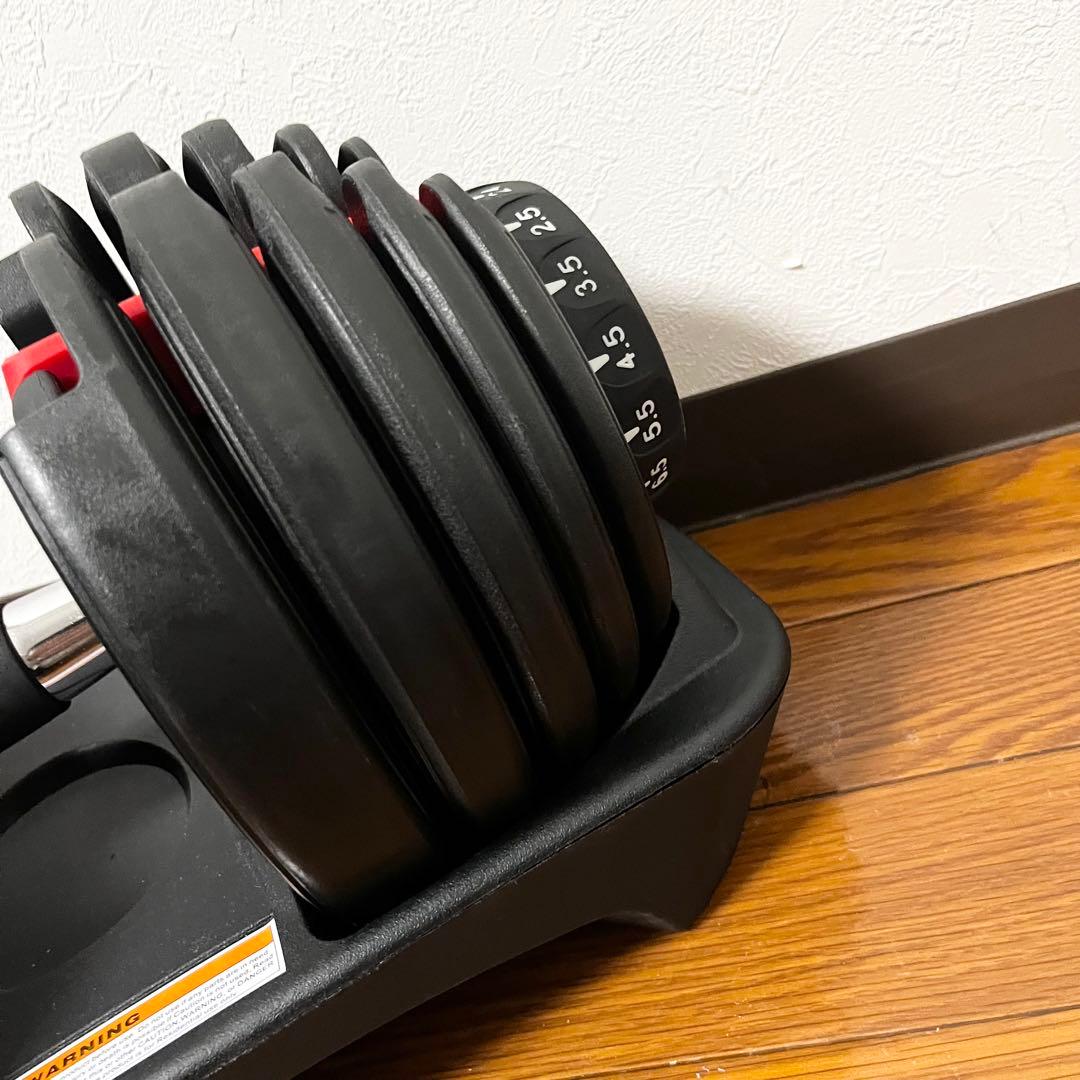【未使用級】BARWING 可変式ダンベル 24kg×2 15段階 ②