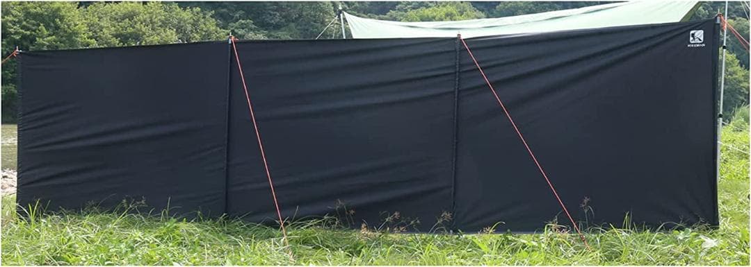 焚き火陣幕 大型 全長440cm コットンTC素材　風防 ウィンドスクリーン