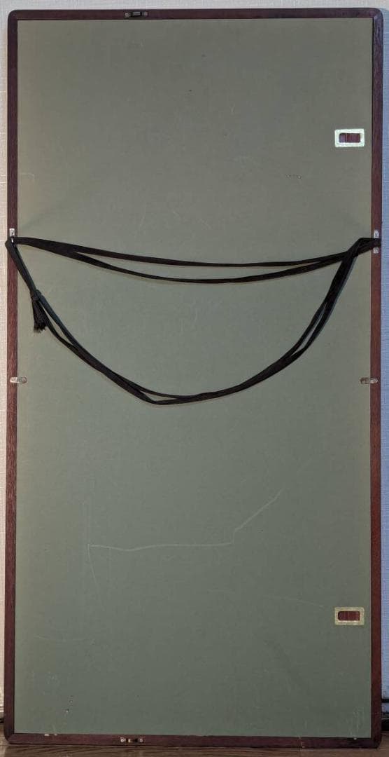 【真作】書　額装書作品　歓迎　大字書　力強い筆致　書芸美術　Z11