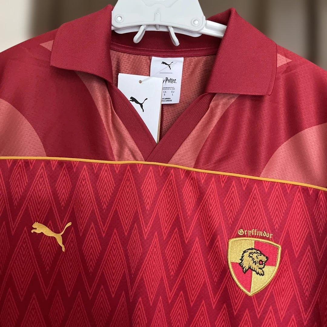 新品　Puma✖︎Harryポッター サッカーユニフォーム風シャツ Lサイズ