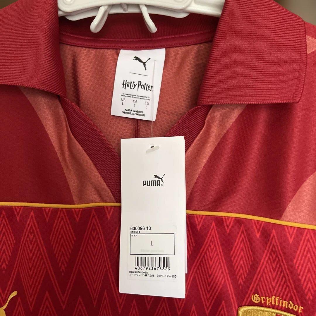 新品　Puma✖︎Harryポッター サッカーユニフォーム風シャツ Lサイズ