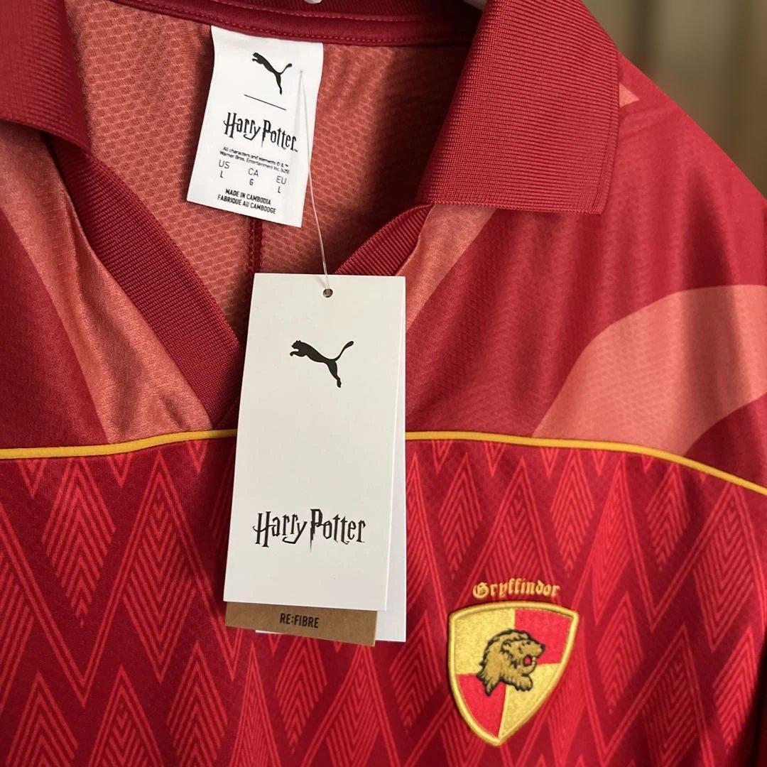 新品　Puma✖︎Harryポッター サッカーユニフォーム風シャツ Lサイズ
