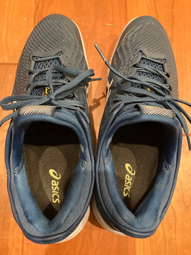 ASICS テニスシューズ ネイビー 26.5