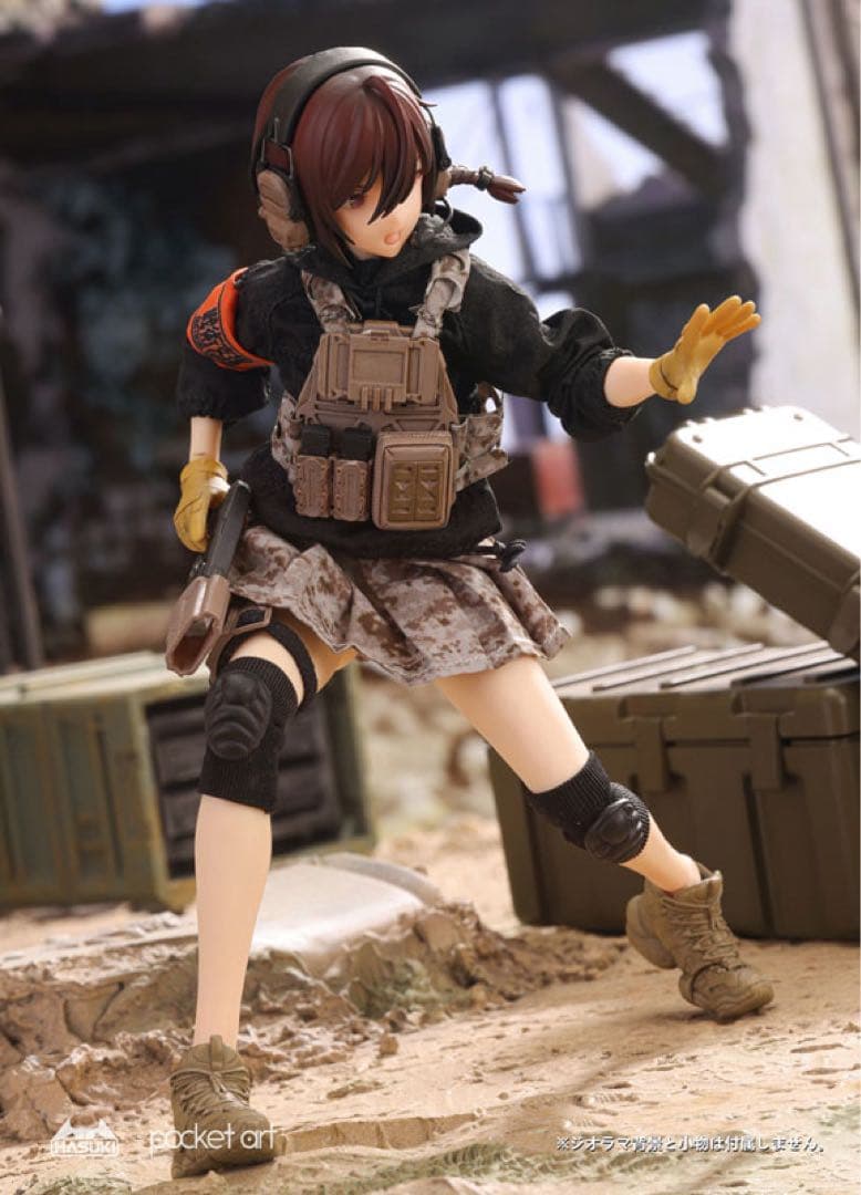 HASUKI pocket art 卯月怜 1/12 可動フィギュア