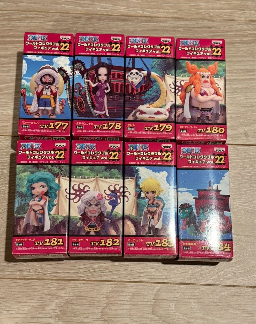 ONE PIECE⭐ワールドコレクタブルフィギュアvol.22(全8種類セット)