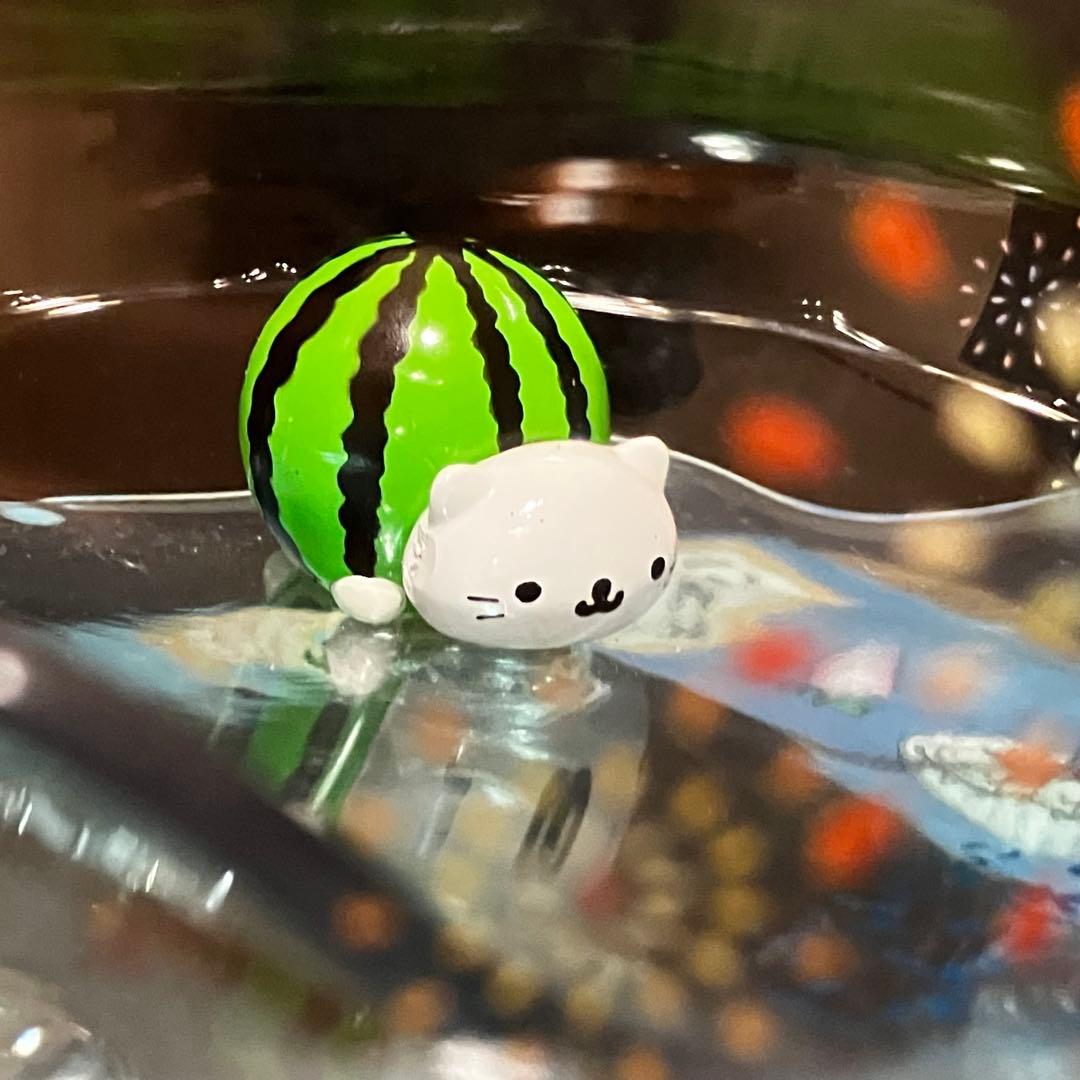 にゃんにゃんにゃんこ にゃんこ休み 金魚鉢風小物入れ