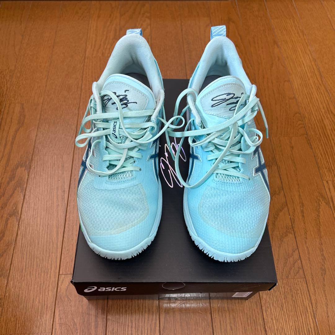 ASICS Yuki Kawamura ライトブルー シューズ