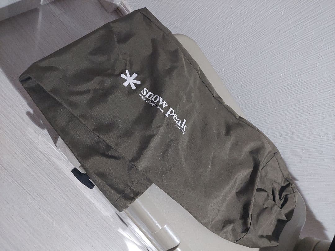  peak ローチェア30 カーキ クッションプラス 収納ケース 付き