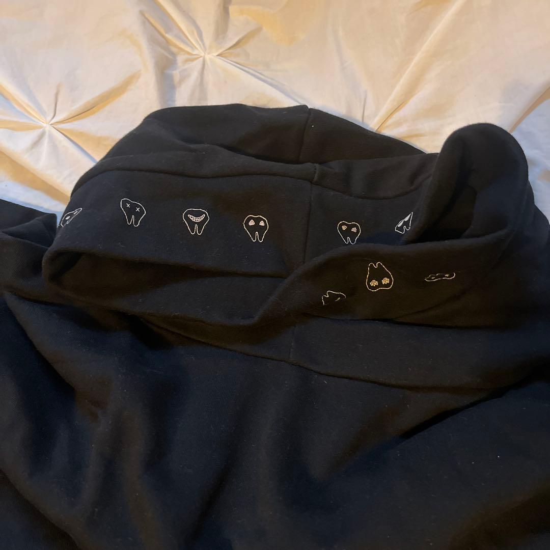 米津玄師 HYPE ティースくんパーカー/BLACK 美品