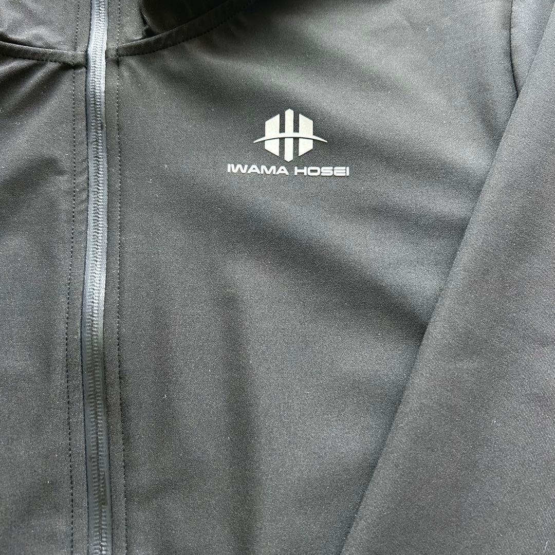 美品 IWAMA サウナスーツ セットアップ 上下 トレーニングウェア 黒 M