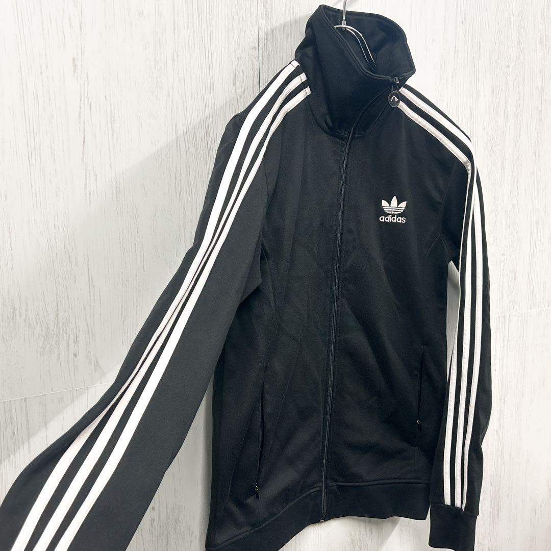 アディダスオリジナルス トラックジャケット ポリエステル 黒 M