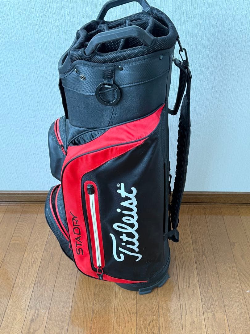 Titleist STADRY14分割カートバッグ 黒/赤
