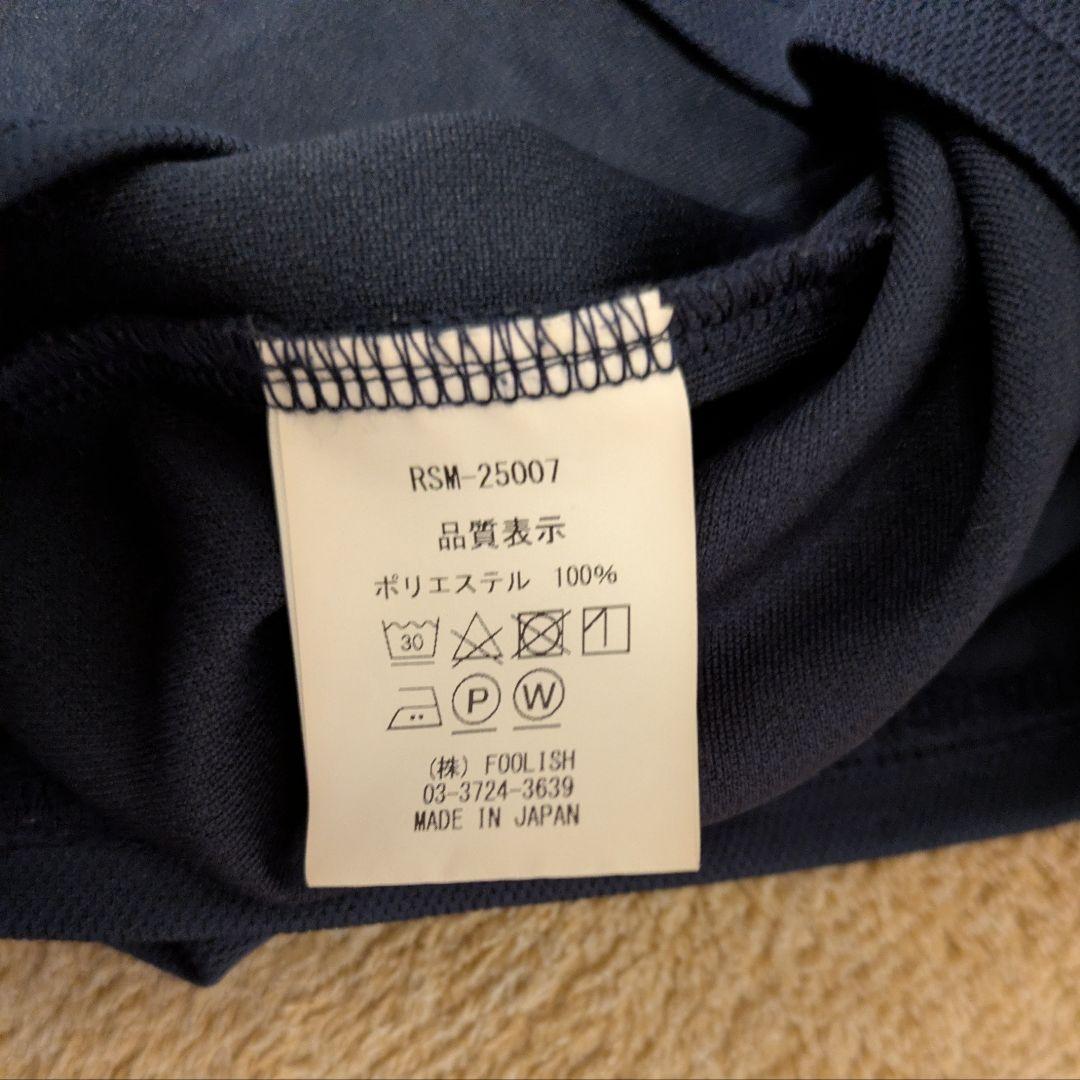 本物rough & swell ネイビー ポロシャツ Lサイズ　美品良好