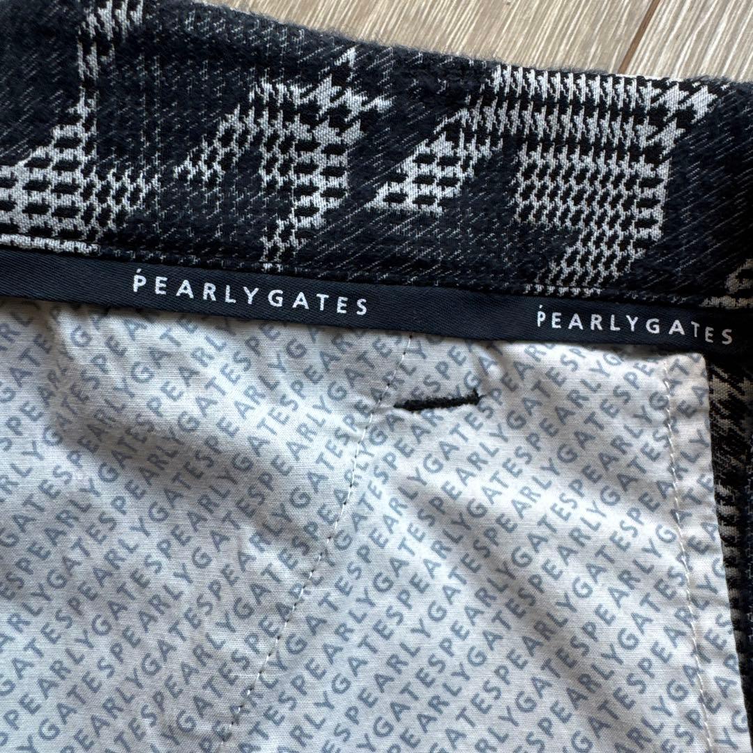 PEARLY GATESパーリーゲイツ2022年パンツ 千鳥 総柄 定価3.6万