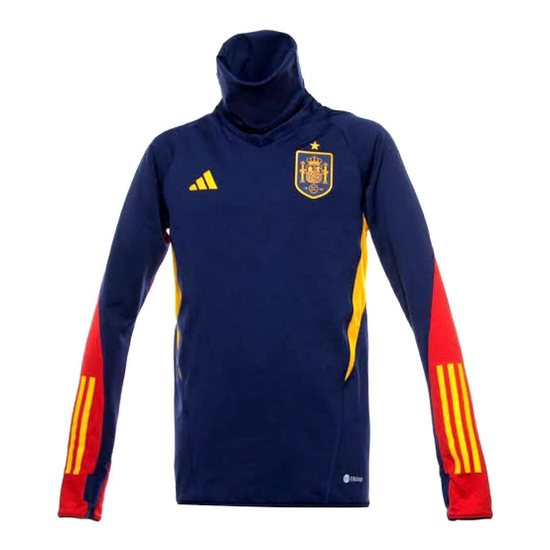 adidas スペイン代表 22/23 ウォームトップ/プラクティスシャツ L