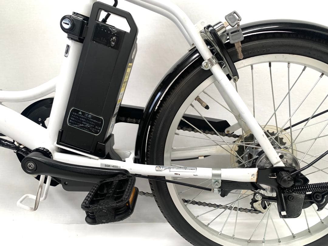 【即乘】送料無料GRAPHIS折り畳み電動アシスト自転車SHIMANO動作確認済