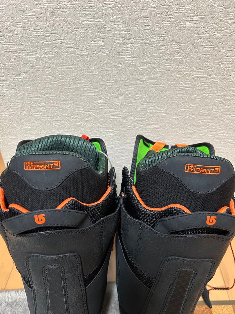 BURTON IMPERIAL ASIAN FIT 29㎝　ブラック　オレンジ