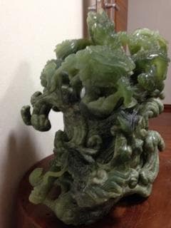 【商売繁盛】五頭龍の置物（華僑の縁起物）
