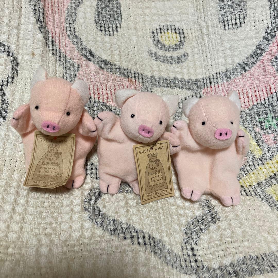 KNICK KNACK ニックナック お手玉 ぬいぐるみ　6コセット　中古品