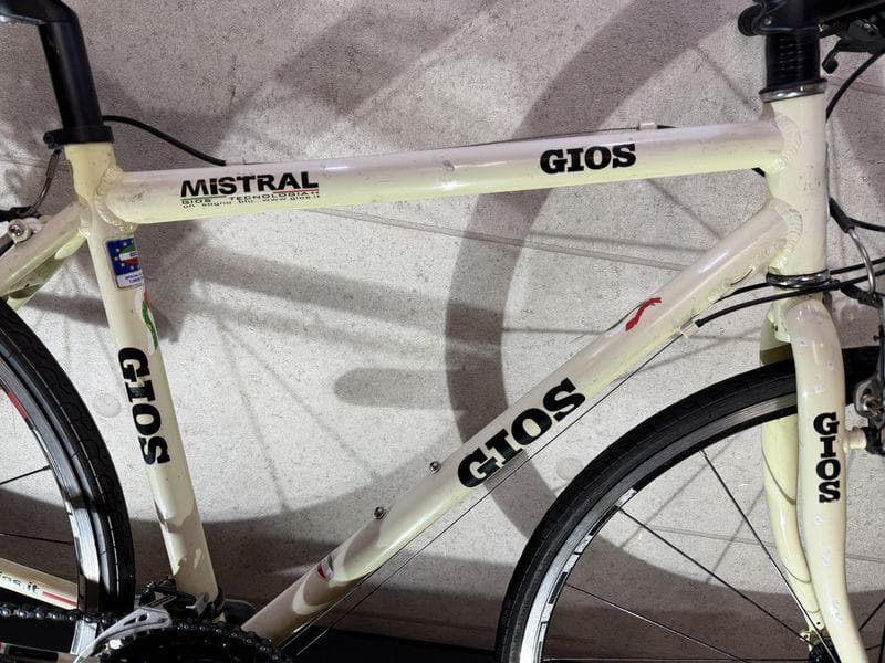 GIOS MISTRAL クロスバイク　アイボリー