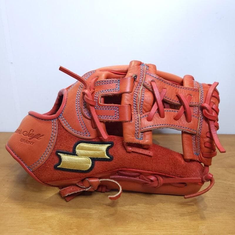 SSK 菊池型ニューショートＶウェブ 限定 スーパーソフト 内野用 軟式グローブ
