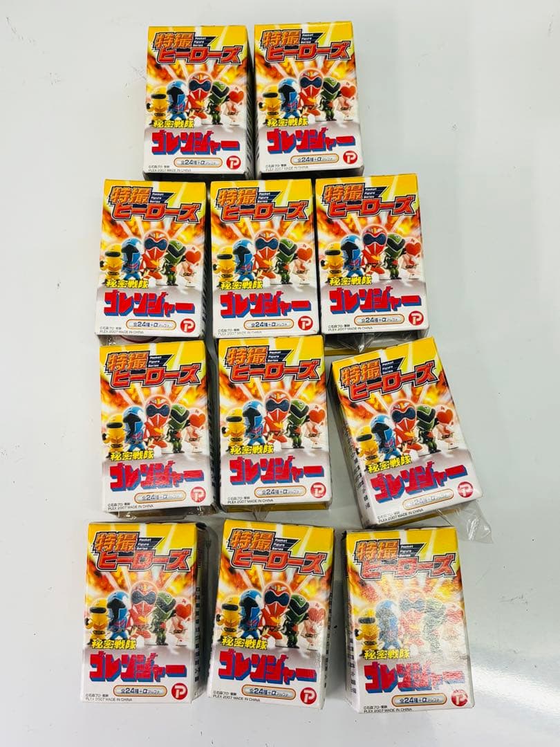 特撮ヒーローズ 秘密戦隊 ゴレンジャー 11体　マトメ売り 内袋未開封
