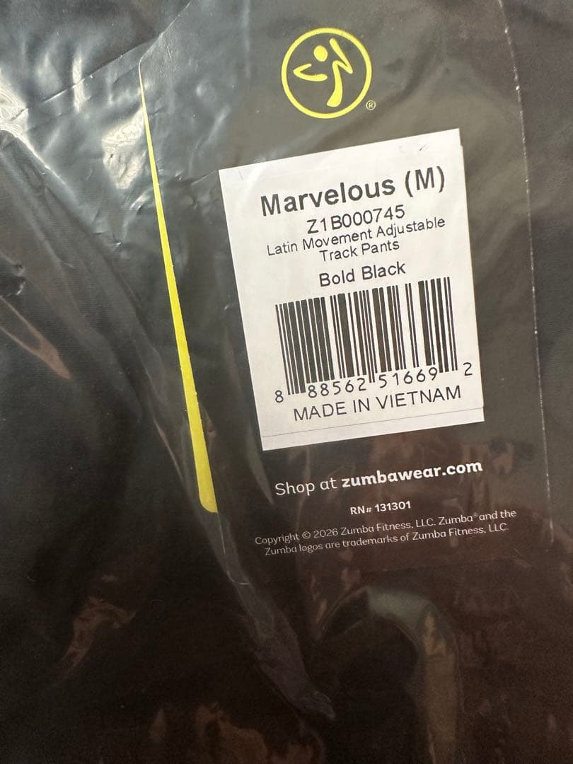 新品　正規品　ズンバ　M ワイド　トラックパンツ