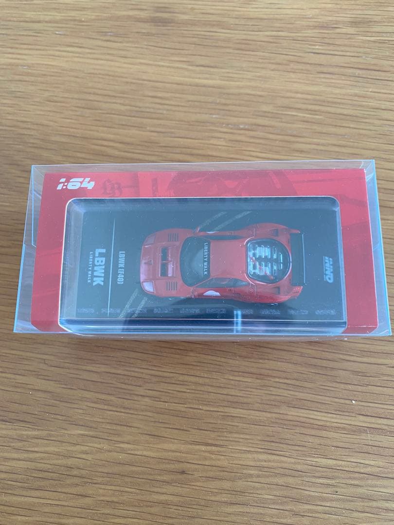 1/64 Inno Ferrari LBWK F40 Red クリアケース入