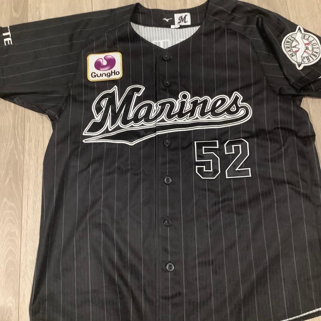 千葉ロッテマリーンズ　益田直也　ビジターユニフォーム　Mサイズ