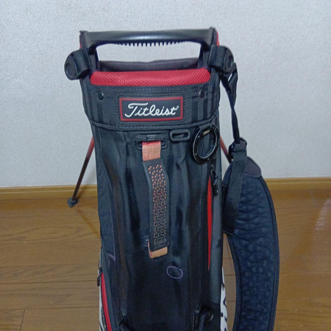 Titleist /タイトリスト/キャディバッグ 黒/赤
