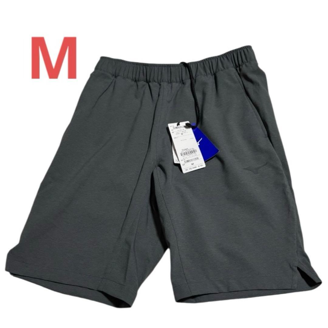 ミズノ スポーツ ウェア トレーニング ストレッチ ハーフパンツ　グレー　M
