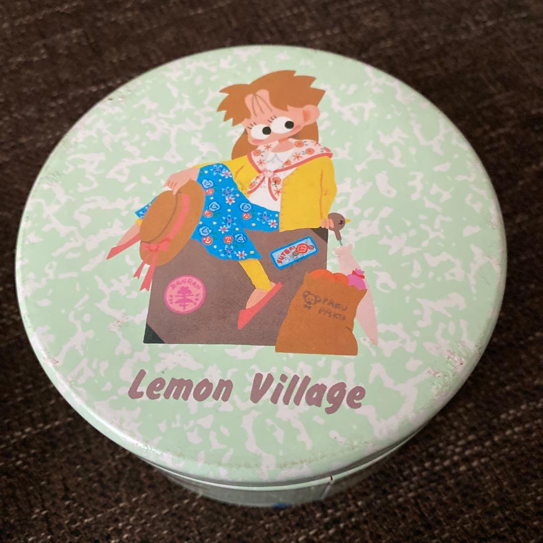 昭和ファンシー 学研 レモンビレッジ グッズセット 缶ペンケース 缶ケース