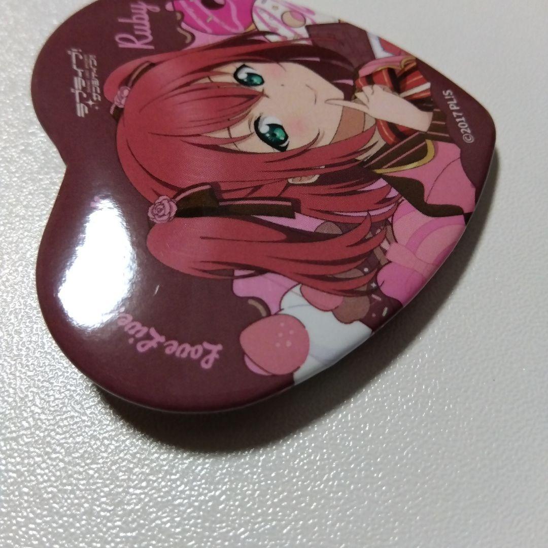 【ラブライブ！】黒澤ルビィ ハート セブンネット限定 缶バッジ