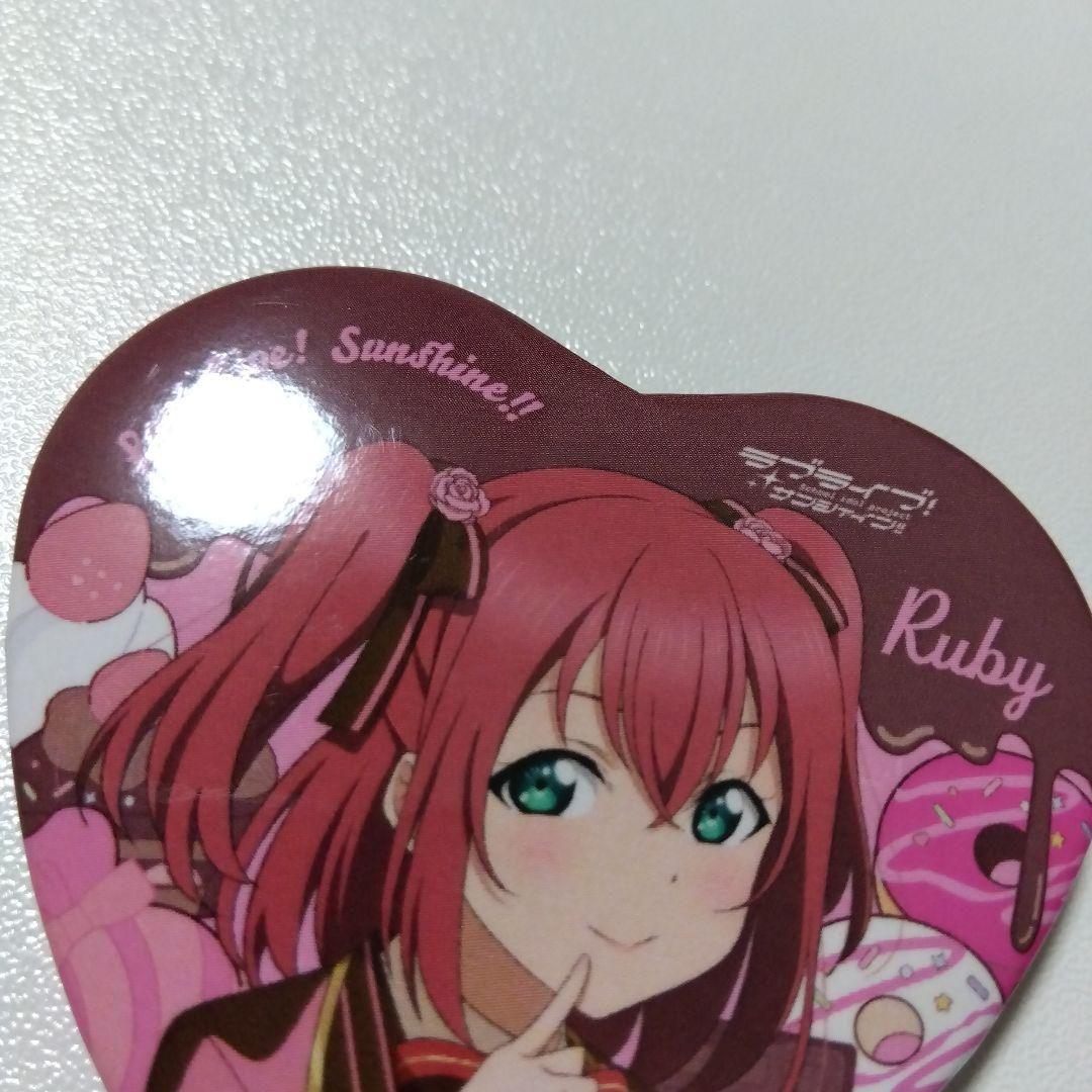 【ラブライブ！】黒澤ルビィ ハート セブンネット限定 缶バッジ