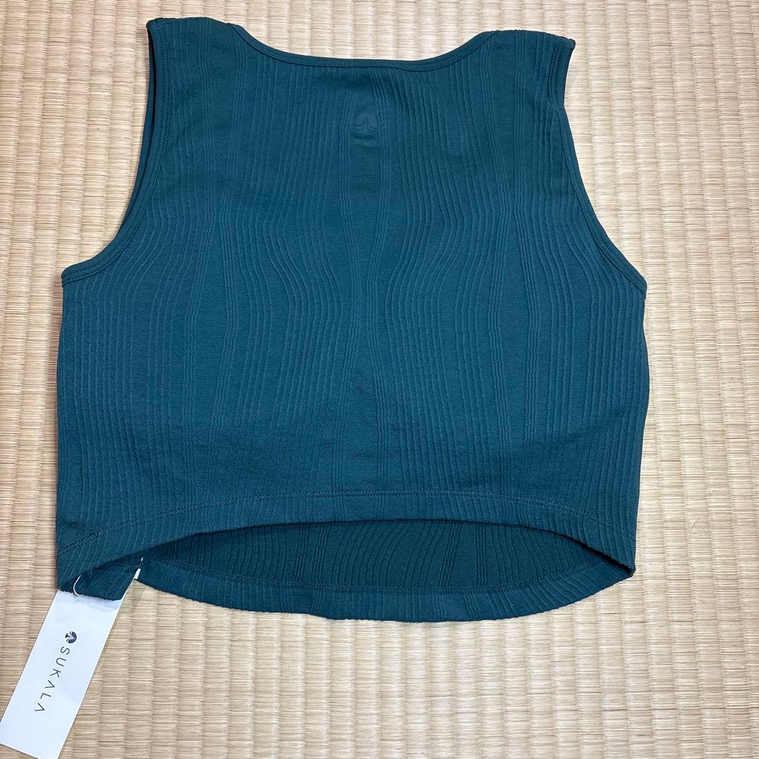 新品SUKALA リブ編みタンクトップ M サイズ