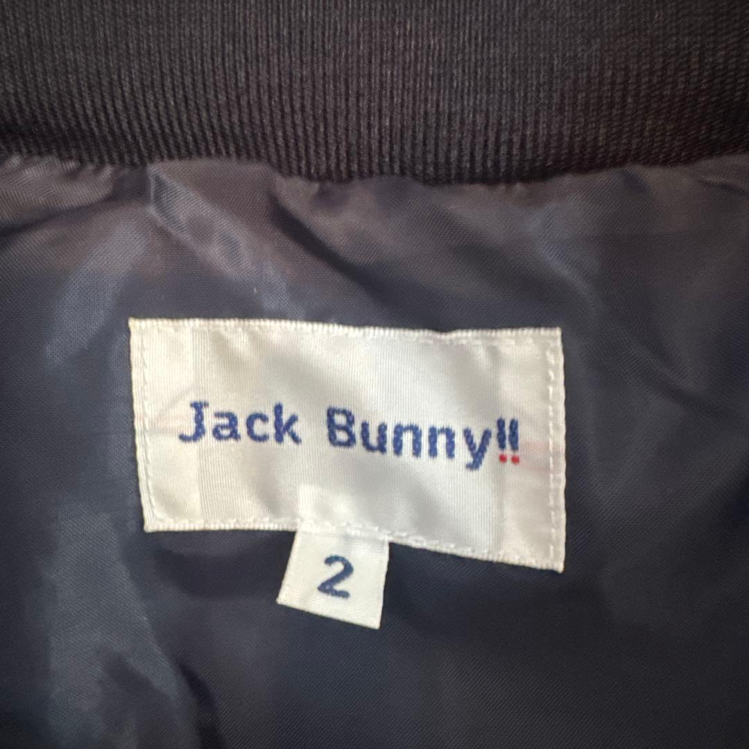 Jack Bunny ⭐️フード付きダウンジャケット サイズ2 ネイビー