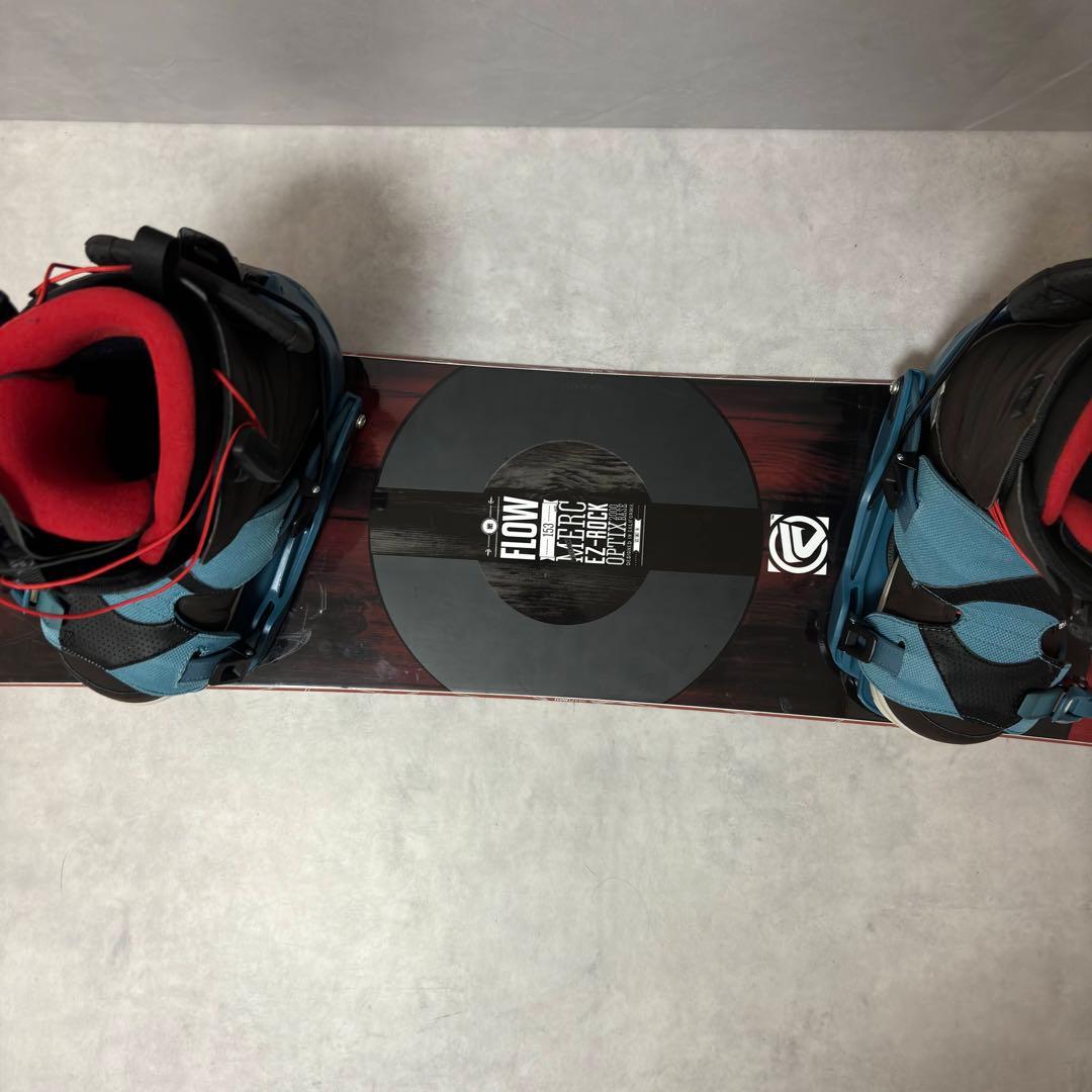 FLOW メンズ スノーボード ビンディング・ブーツ付　 グラトリ　Wax済