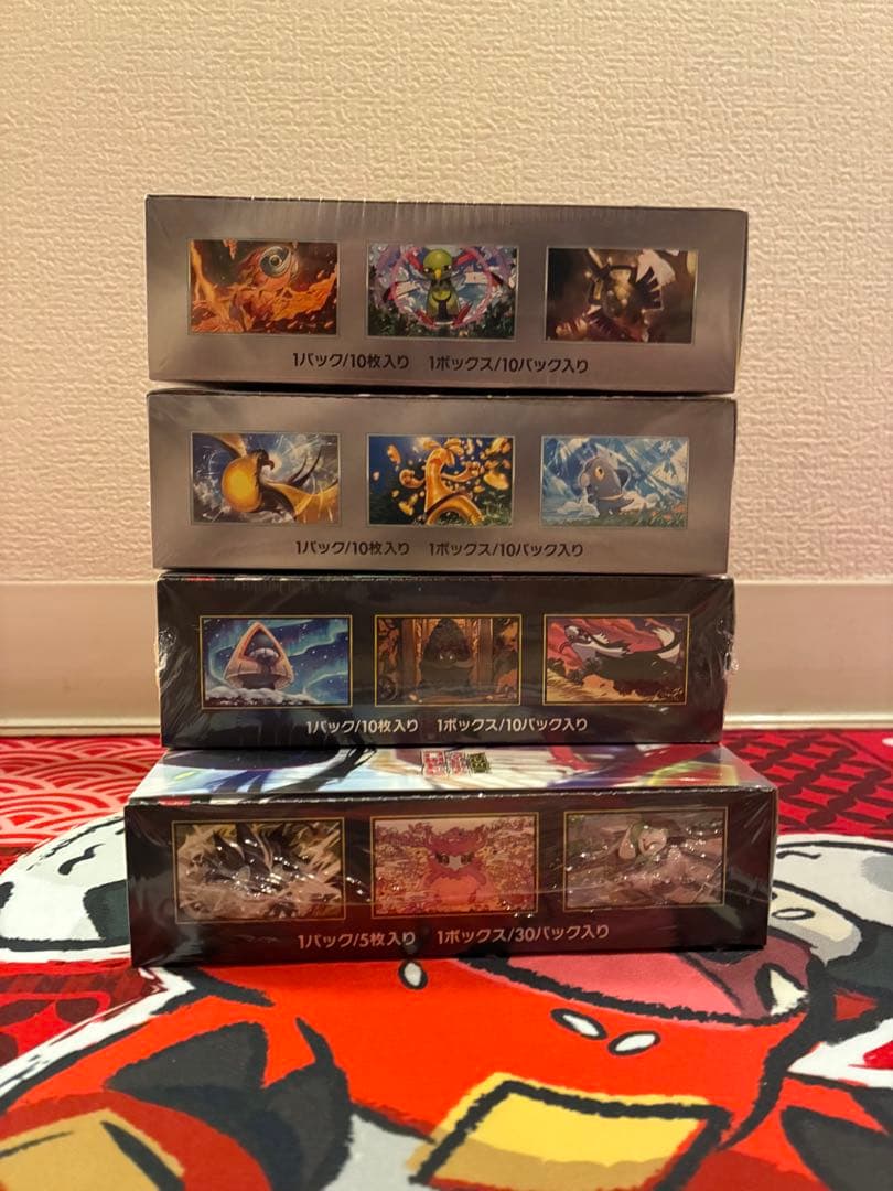 ポケカ シュリンク付き MEGAドリームex含む4BOXセット