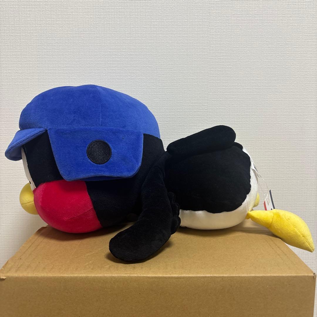東京ヤクルトスワローズ つば九郎　 もちもちクッション 寝そべり