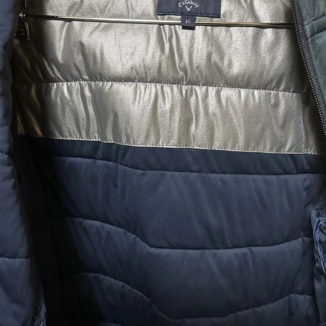 Callaway レディースジャケット ダークグリーン美品　チェック柄LLサイズ
