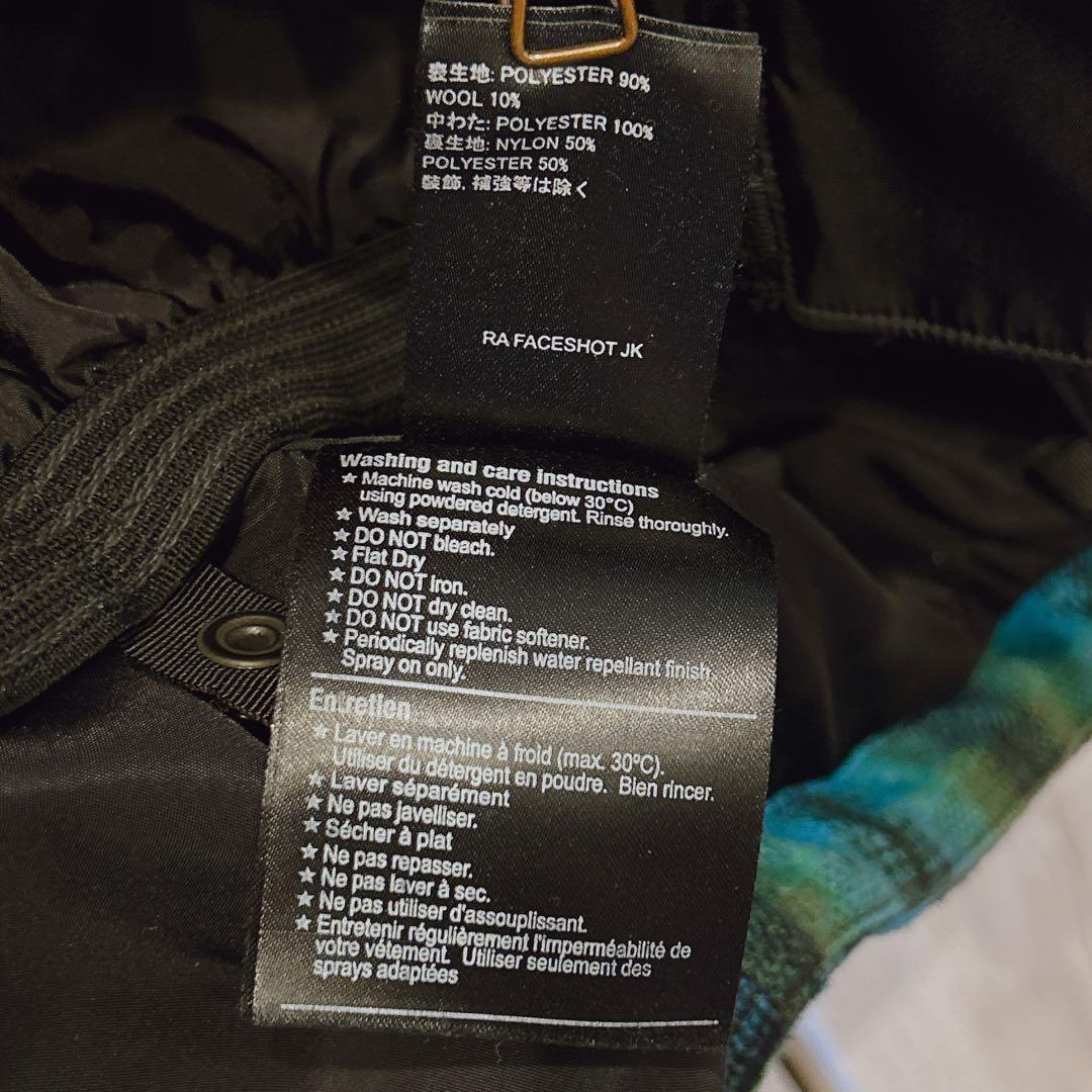 BURTON スノーボードウェア上【S】バートン　ブルーチェック　布生地