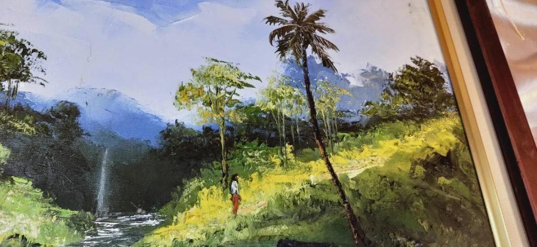 レア　入手困難　絵画　油絵　美術品　風景画　横Y