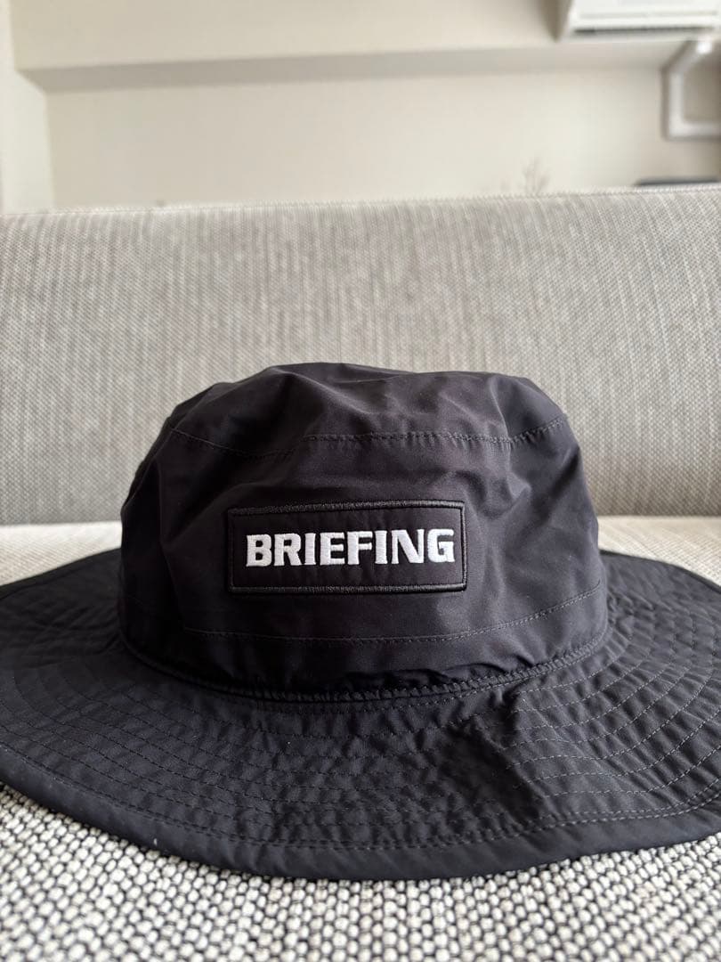 美品　 BRIEFING ブラック シャツ ナイロンハット セット　軽量