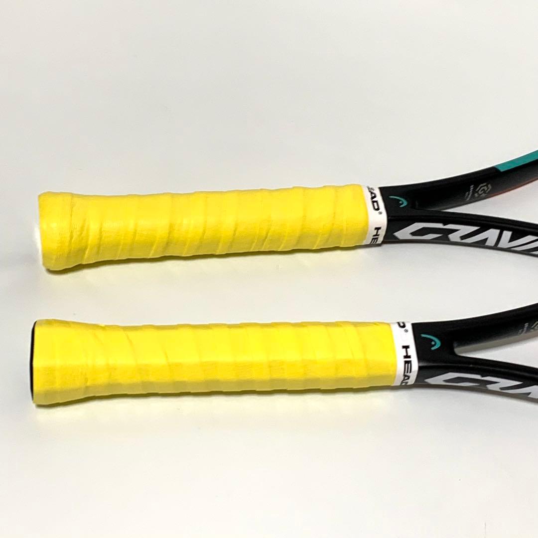 HEAD2本【グリップ新品】GRAVITY PRO GRAPHENE360